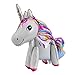 6 Pack 3D Unicorn Walking Animal Balloons - Aluminum Foil for Birthday Party Decorations, Wedding, Baby Shower Supplies - 6 Styles