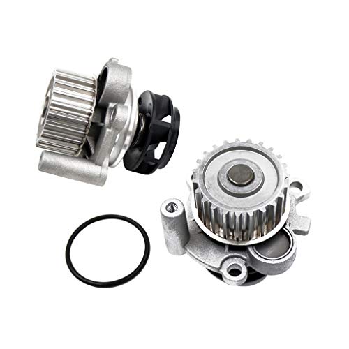 Timing Engine Belt Water Pump Kit w/Tensioner Accessory Drive Kit-Contitech Timing Belt, GMB Tensioner, GMB Idler Bearing, Camshaft Seals, Crankshaft Seal, GMB Water Pump with Gasket