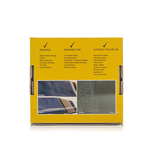 Glass Polish 21005 DIY Windshield Polishing Kit for Electric Drills