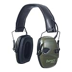 Howard Leight by Honeywell Impact Sport Sound Amplification Electronic Earmuff, Green (R-01526)