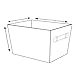 Creative Scents Fabric Decorative Storage Basket (Gray Birch)