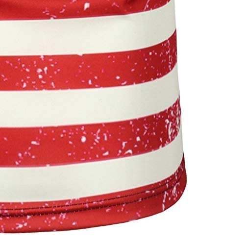 Men's Summer Tees Independence Day 3D Pattern Printing Short Sleeves T-Shirts Blouse Flag Patriotic Tops