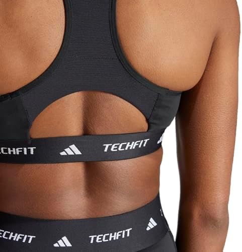Donna Techfit Bra, Black, XS