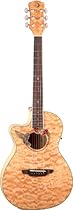 Luna FAU HUM L Fauna Hummingbird Lefty Acoustic-Electric Guitar, Gloss Natural
