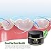 Activated Charcoal Natural Teeth Whitening Powder Kit by Lantique - Organic Coconut Charcoal Powder Removes Coffee Cigarette Stains, Works Well with Toothpaste