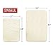 Memory Foam Bathroom Kid's Rug Mat, Slip-Resistant Extra Absorbent Bath Mat Set Non Slip Dry Fast Bath Mat Extra Soft and Absorbent, Machine-Washable Non-Slip Bath Rugs(Ivory, 24