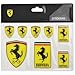 Authentic Ferrari Resin Coated Sticker Set 270035094