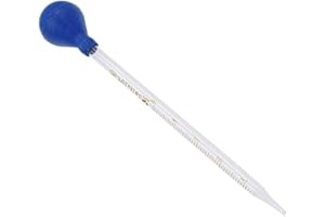 5ml Glass Scale Line Dropper Pipette Lab Dropper Dropping Pipet Blue Rubber Head Pipettors Comfortable and Environmentally Us