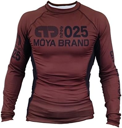 Moya Brand Long Sleeve Rash Guard -Brown - S