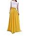 MELANSAY Women's Beatiful Bow Tie Summer Beach Chiffon High Waist Maxi Skirt