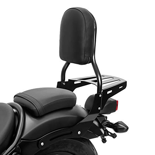 Sissy Bar CL W. Luggage Rack For Honda Rebel CMX 500 1719 Black on