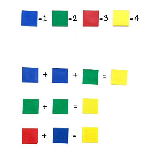 EAI Education Color Tiles: Plastic - Set of 400