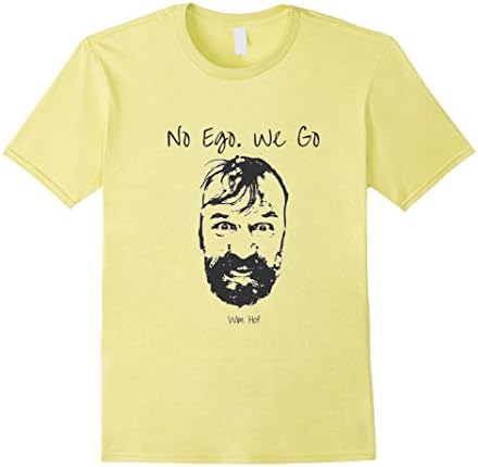 Mens No Ego. We Go. (Wim) Inspired by Wim 'The Iceman' Hof Medium Lemon