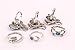 Doinshop (TM) Cute Fashion 6 PCS Punk Gold Stack Plain Band Midi Mid Finger Knuckle Ring Set