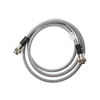 Mencom MINDT-5MFP-2M DeviceNet Shielded 5-Pin M12 Male to Female Cable Assembly, 2-Meter