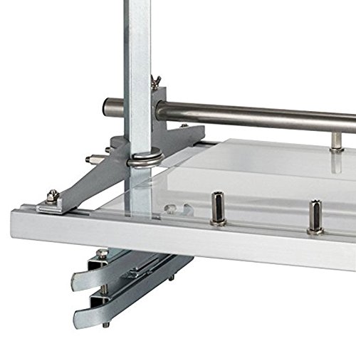 HiHydro Portable Chainsaw Mill Planking Milling From 14" to 24" Guide Bar Wood Lumber Cutting Sawmill Aluminum Steel Chainsaw Mills for Builders and Woodworkers (14"-24")