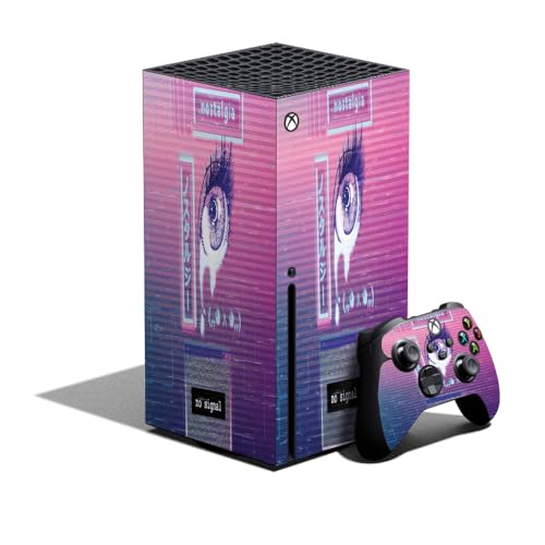 Gaming Skin Compatible with Xbox Series X Bundle - Sad Nostalgia - Premium 3M V…