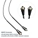 TENNMAK PRO Professional 4pcs Drivers Wired Earbuds with Microphone & Detachable Cable & Ear Hook for Sport Running & Casual & School (Black MIC)