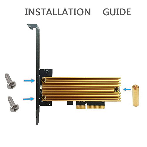 PCI-Express-M2-NGFF-PCI-E-SSD-to-PCIe-30-x4-Host-Adapter-Card-with-Heatsink-Cooler-Support-M2-PCIe-NVMe-or-AHCI-Type-2280-2260-2242