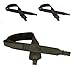 BRONZEDOG Genuine Leather Rifle Sling Ammo Adjustable Hunting Shotgun Strap with Handle