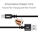 Iphone Cable,TIMMY iPhone Charging Cable 3PACK 6ft Nylon Braided iphone Charger Cable to USB Data Synchronization Cable Charger (BLACK)