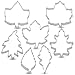 LILIAO Leaf Cookie Cutter Set - 7 Pieces - Maple Leaf, Rose Leaf, Ivy Leaf, Oak Leaf - Stainless Steel