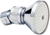 Deva HEAH01 Brass Shower Head Swivel Joint Chrome Finish 2 Inch Standard UK view 2