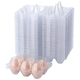 Toplife Clear Plastic Eco-Friendly Egg Carton with