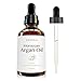 AsaVea 100% Pure Organic Moroccan Argan Oil Thermal hair protectant, USDA Certified Organic for Hair, Skin, beard & Nails Made in USA (2 fl. oz.)