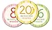 Pearhead Pregnancy Milestone Photo Sharing Belly Stickers, 16 Stickers Included