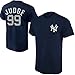 Outerstuff MLB Youth Performance Team Color Player Name and Number Jersey T-Shirt (Medium 10/12, Aaron Judge)