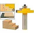 Yonico Stepped Rabbet Router Bit 3/16-Inch Glass 1/2-Inch Shank 18127 ...