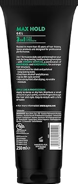 Syoss Max Hold Styling Gel 250ml - Maximum Control Hair Styling view 2