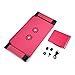 Laptop Stand for Bed and Sofa, Cozy Portable Lap Desk Adjustable Laptop Table Stand Up/Sitting with Dual CPU Cooling Fans and Mouse Pad (Rose Red)thumb 1