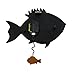 Allen Designs Wide Eyed Fishy Pendulum Wall Clock Fish