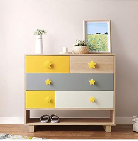 Saisn Kids Dresser Knobs For Bedroom Cute Drawer Knobs Cabinet Pulls And Knobs With Safety Soft Rubber L Pink Star 2 Pack Drawer Handles