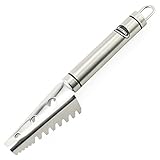Fish Scale Scraper, Newness Stainless Steel Fish Scale Scraper Remover with Comfortable Handle for Fast Kitchen Food Prep