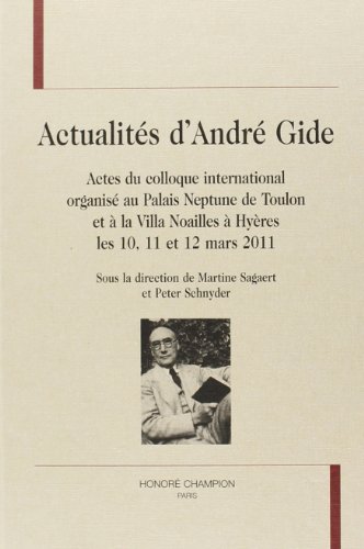 Actualités d'André Gide