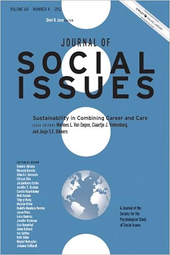Amazon Com Sustainability In Combining Career And Care Challenging Normative Beliefs About Parenting Journal Of Social Issues Josi Van Engen Marloes L Vinkenburg Claartje J Dikkers Josje S E Levy Sheri R