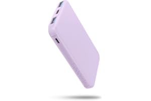VANYUST S22 Portable Charger, Power Bank, 5000mAh External Battery Pack Travel Essentials Compatible for iPhone 15 14 13 12 11 X Samsung S22 S21 Google iPad etc (Purple)