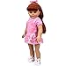 Shero 12 - 16 Inches Baby Doll's Dress Pink Dress with Shoes