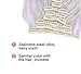 Clip in Hair Extensions Synthetic Full Head Hairpieces Japanese Kanekalon Fiber Thick Long Wavy Curly Soft Silky 8pcs 18clips for Women Fashion and Beauty 24'' / 24 inch (Silver Gray)