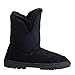 Womens Winter Snow Boots, Clpp'li Single Button Fully Fur Lined Waterproof boots