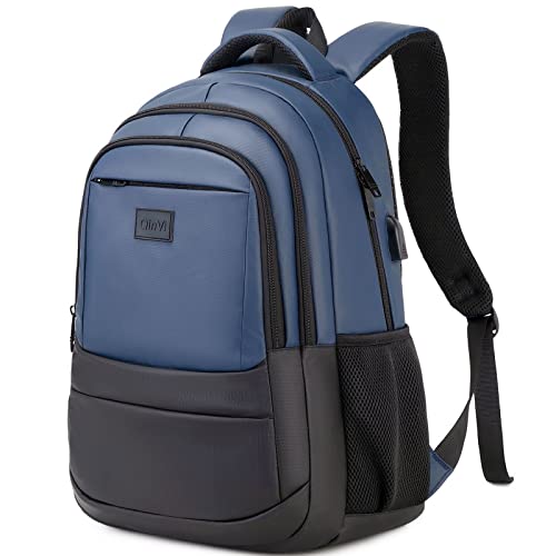 QinVi Travel Laptop Backpack College School Book Bag With USB Charging