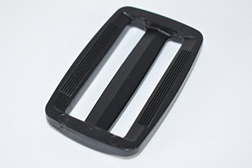 Webbing Tri-Glide Slide, 3 Bar Slider, Multi-Size Straps, Webbing Slide, Triglides Slide, Plastic,Slide Buckle, Packs of 10! Three Bar, Slides, by Vaughan Bros (2")