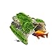 Tfwadmx Betta Log Aquarium Fish Hideout Shelter, Reptile Hide Habitat, Betta Cave Hollow Tree Trunk Resin Ornament Moss House Decorations for Small and Medium Fish Tank Landscape Decorthumb 1