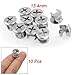10 Pcs 0.527" Dia Head Furniture Connect Cam Fittings
