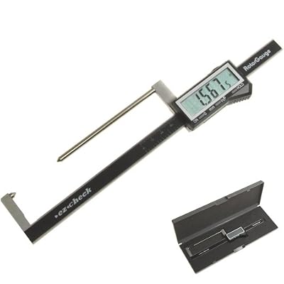 iGaging 100-048 Brake Rotor Gauge Wheels On Large Digital Electronic Display Caliper