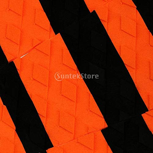 5 Piece Stomp Grip Deck Traction Tail Pad for Surfing Skimboarding Longboard - Thumbnail 4