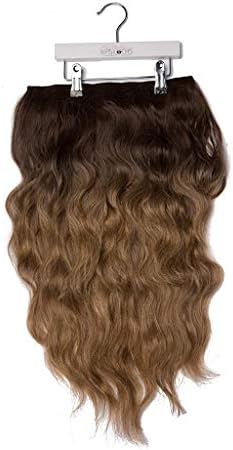 Easilocks Human Hair Extensions Charlotte Crosby Luxury Clip In Hair Extensions, Ombre Medium Brown